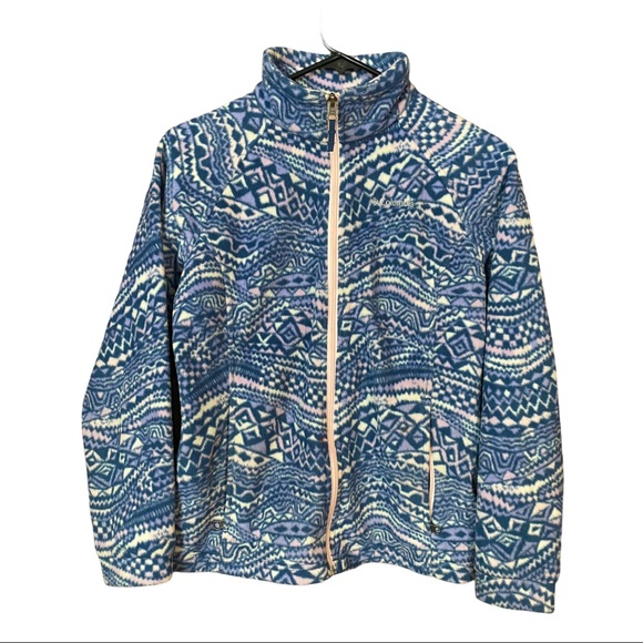 Columbia Other - Columbia • Geometric Mosaic Fleece Zip Up Jacket
